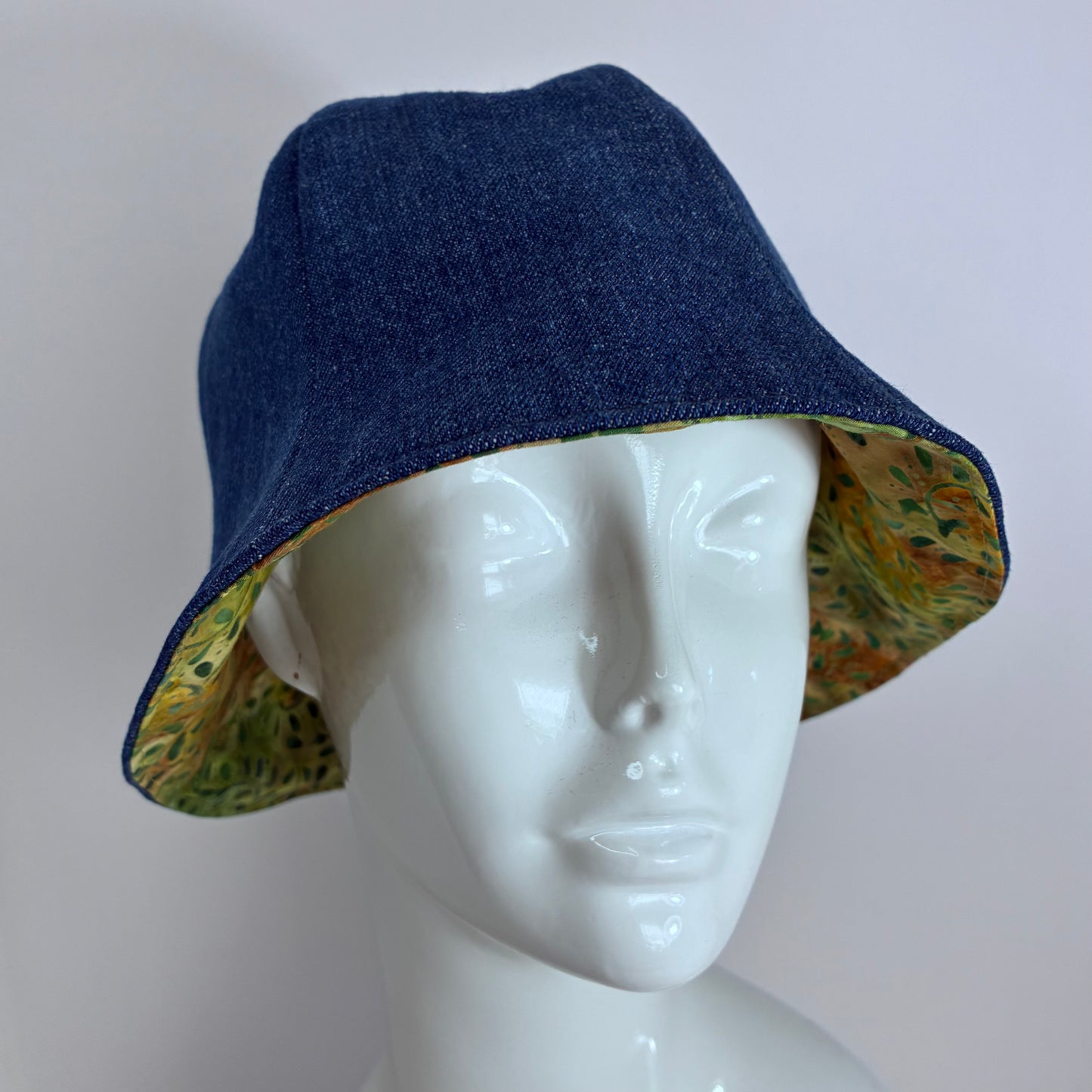Autumn Leaf Scroll Hat | Reversible
