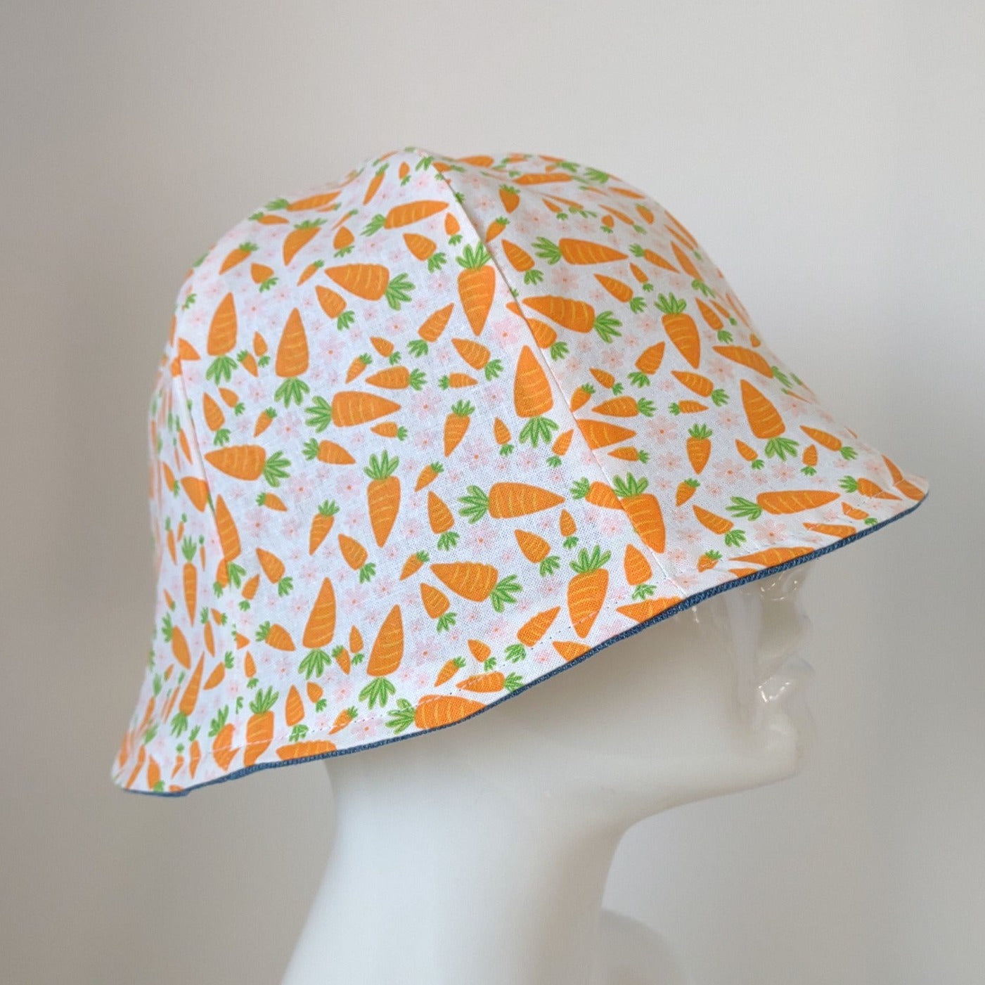 Denim Carrots Hat | Reversible