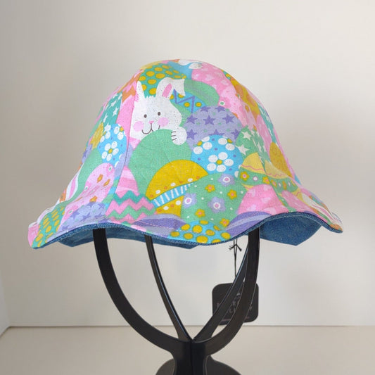 Denim Easter Bunny Hat | Child 1 1/2 to 3 Yrs
