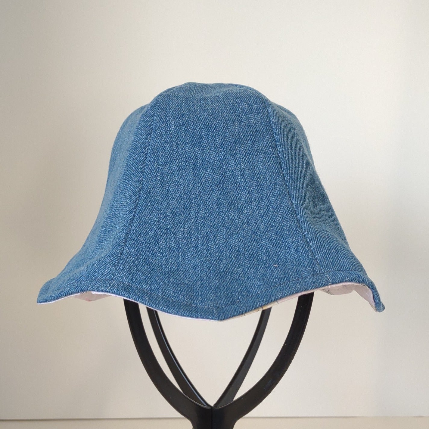 Denim Pink Princess Hat | Child 1 1/2 to 3 Yrs