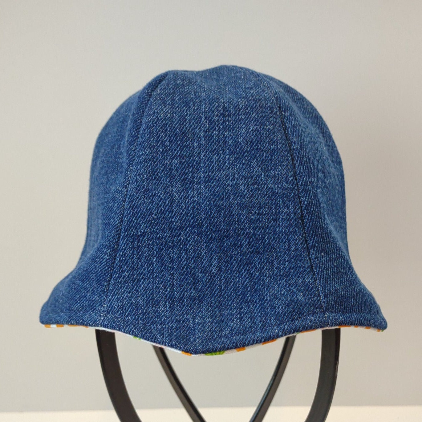 Denim Carrots Baby Hat | 0-1 Yr