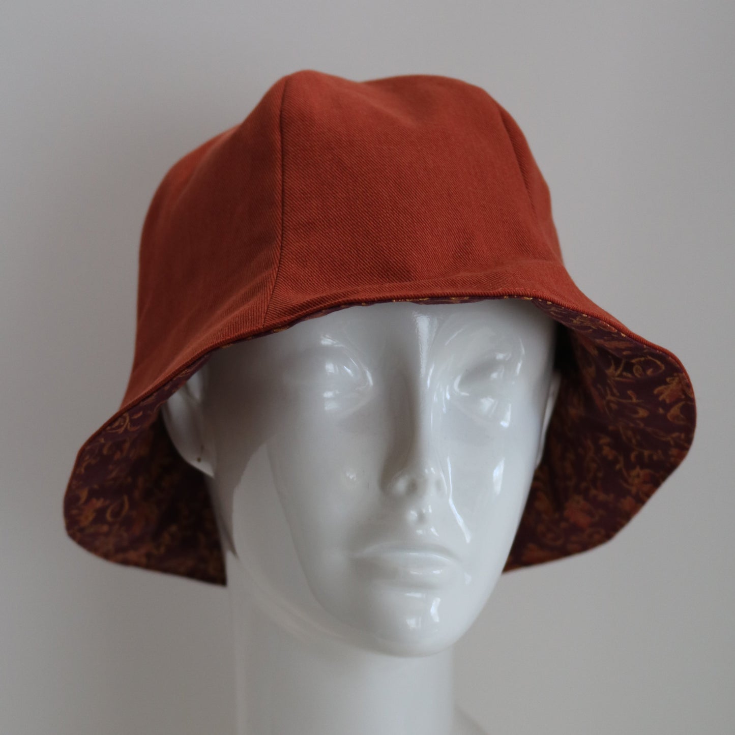 Gold Leaves Hat | Reversible