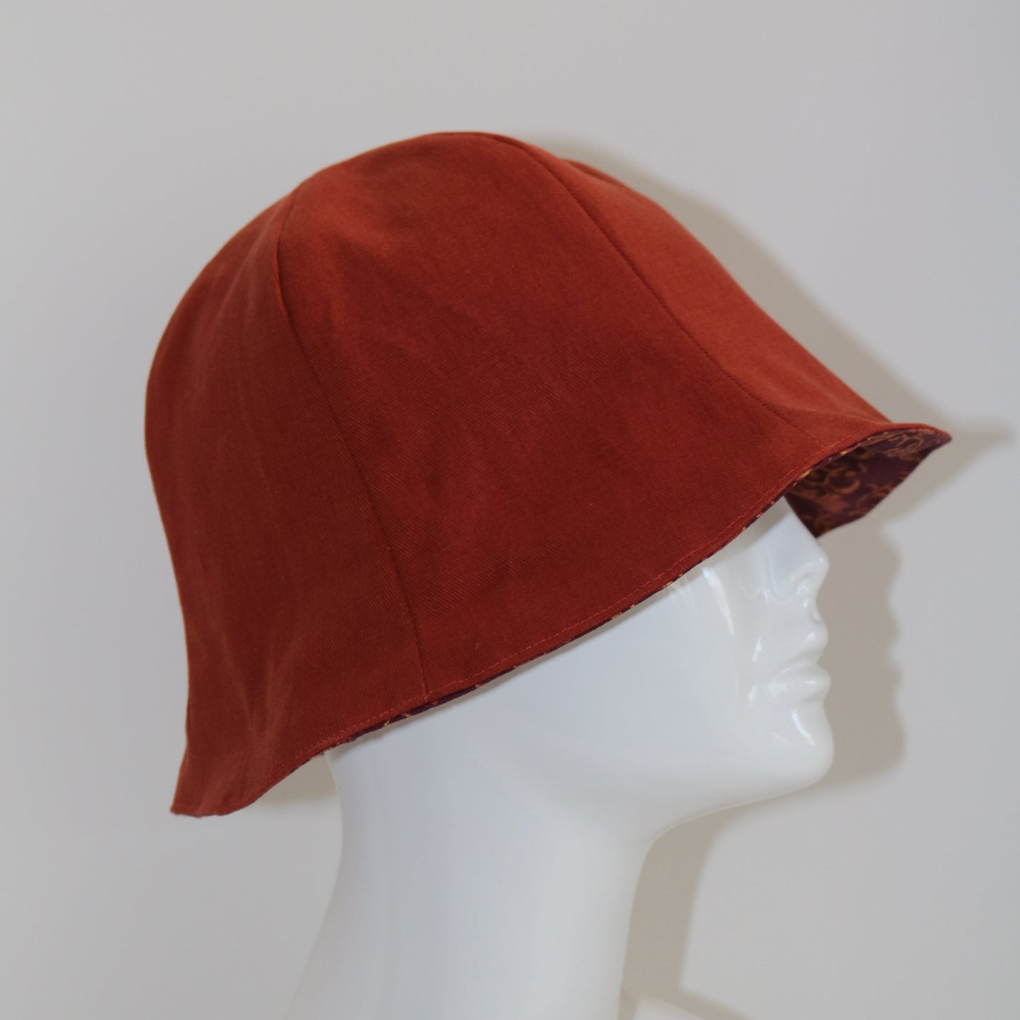Gold Leaves Hat | Reversible