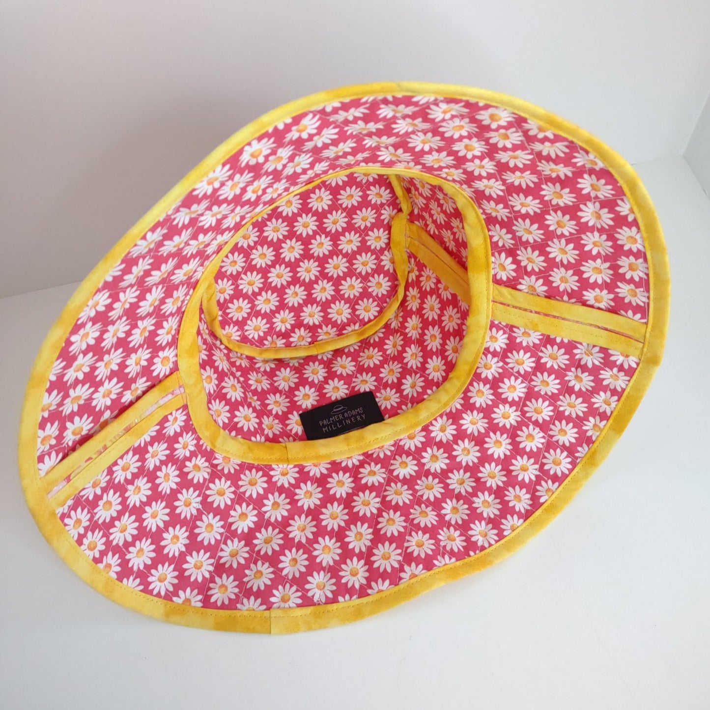 Big Bright Summer Quilted Bucket Hat