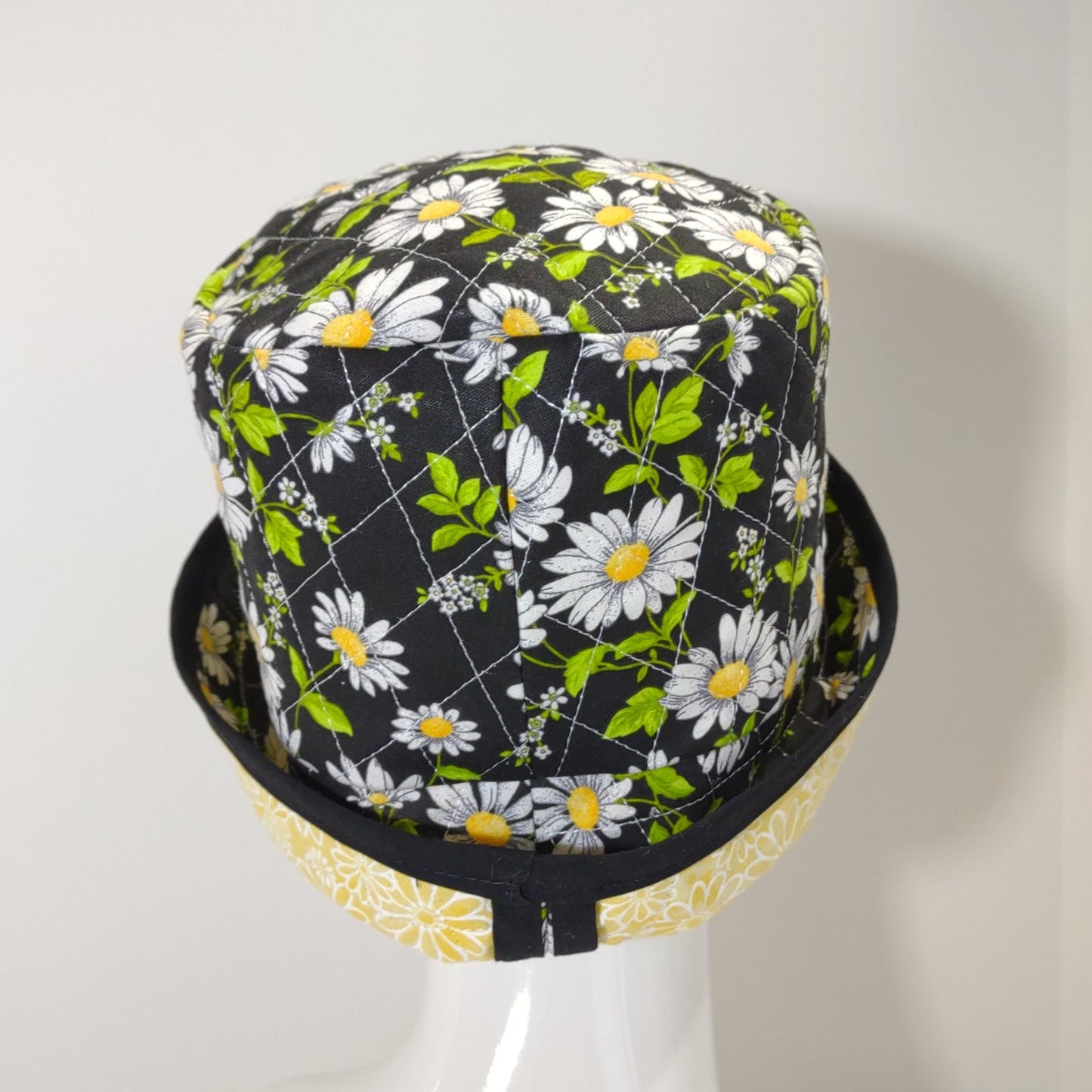 Daisy Rolled Cuff Hat