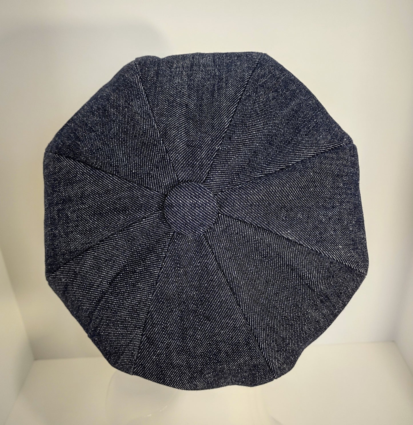 Deep Blue Denim Baker Boy Hat