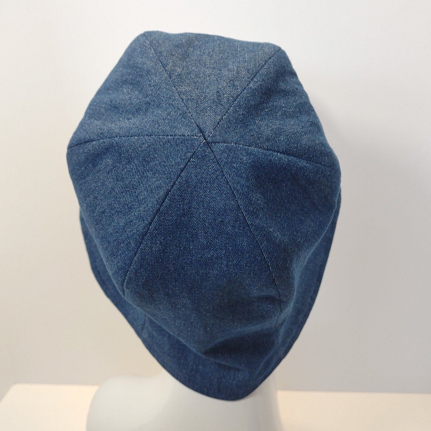Denim Baseballs Tulip Hat | Reversible