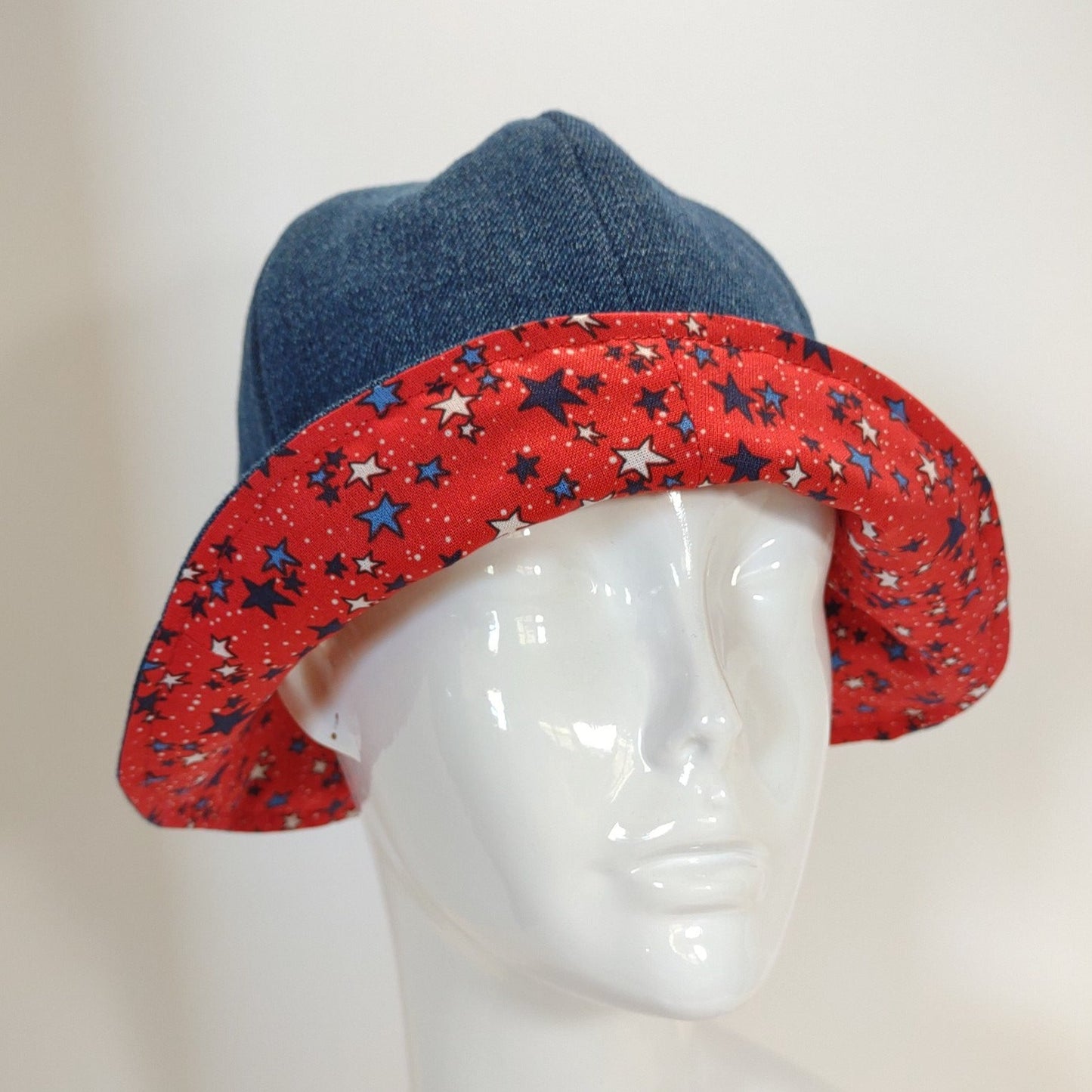 Reversible Small Stars Denim Tulip