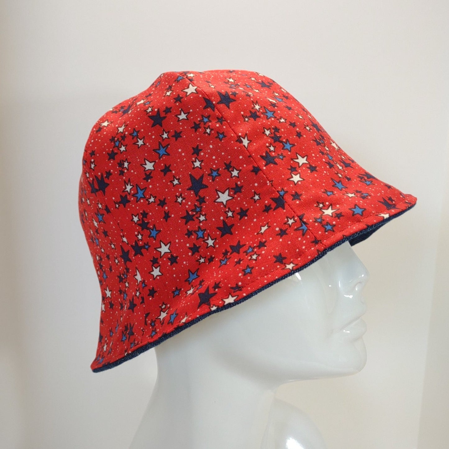 Reversible Small Stars Denim Tulip