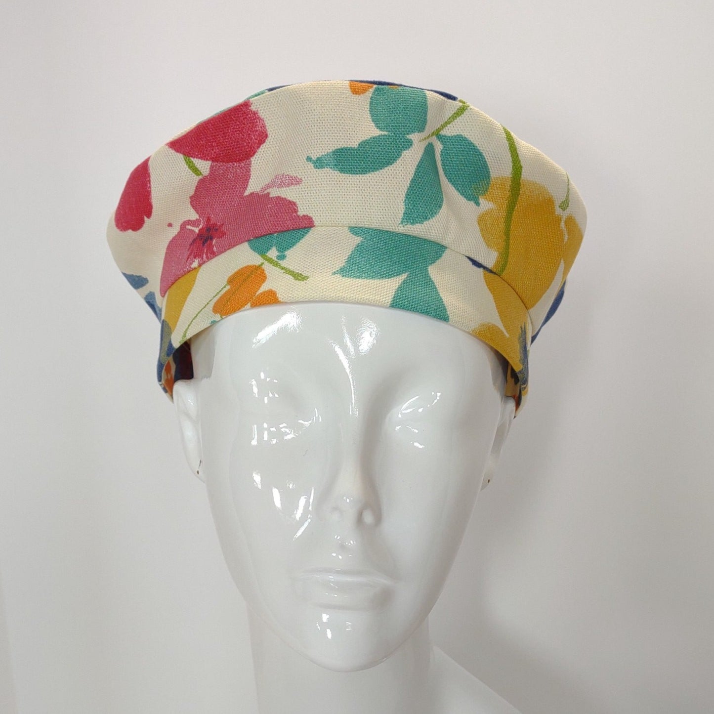 Watercolor Floral Beret