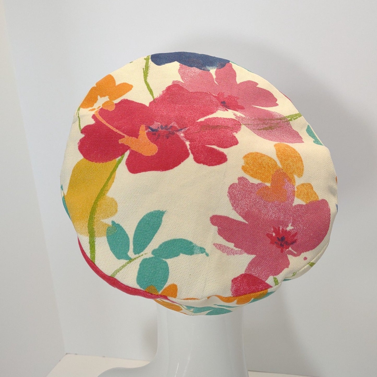 Watercolor Floral Beret