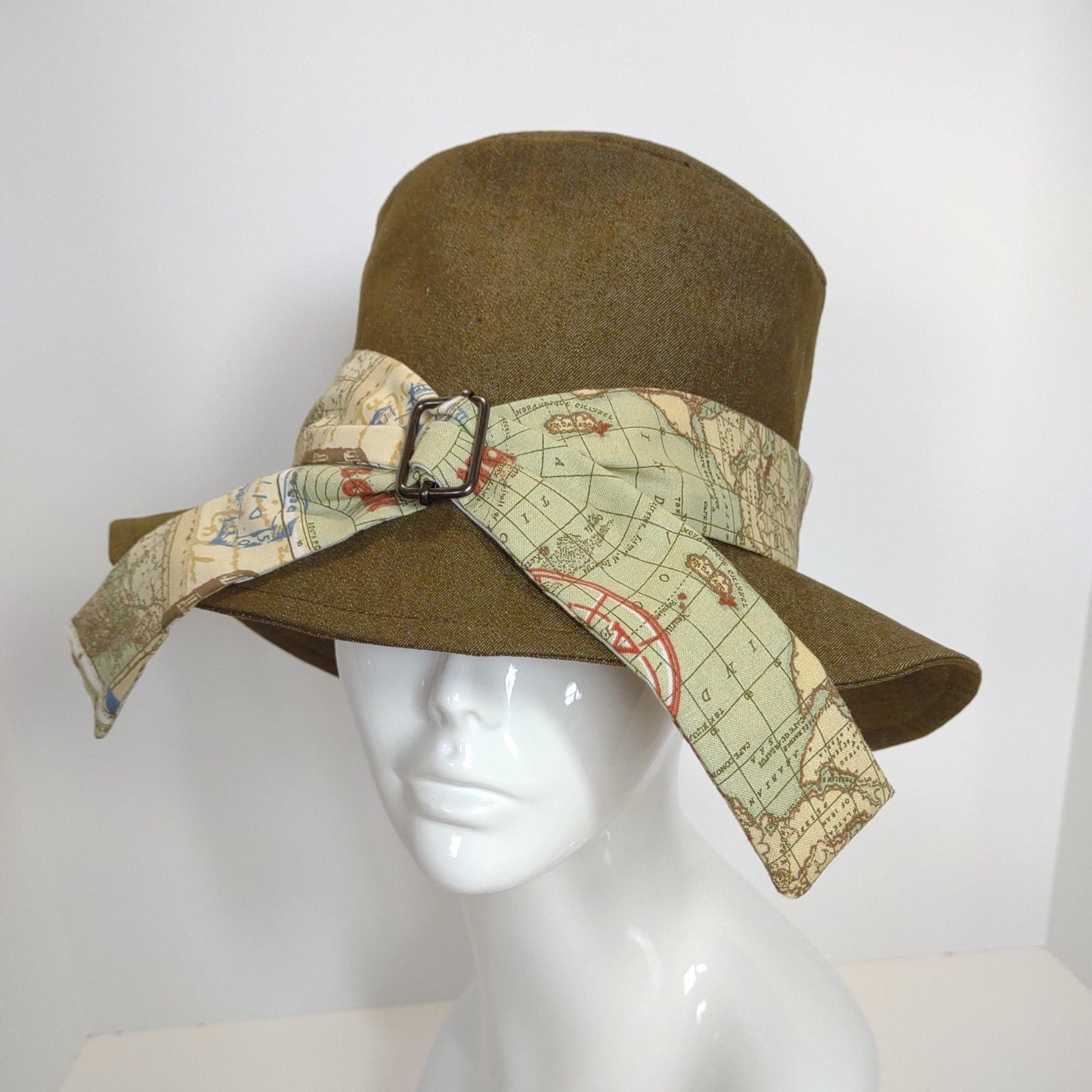 World Map Hat