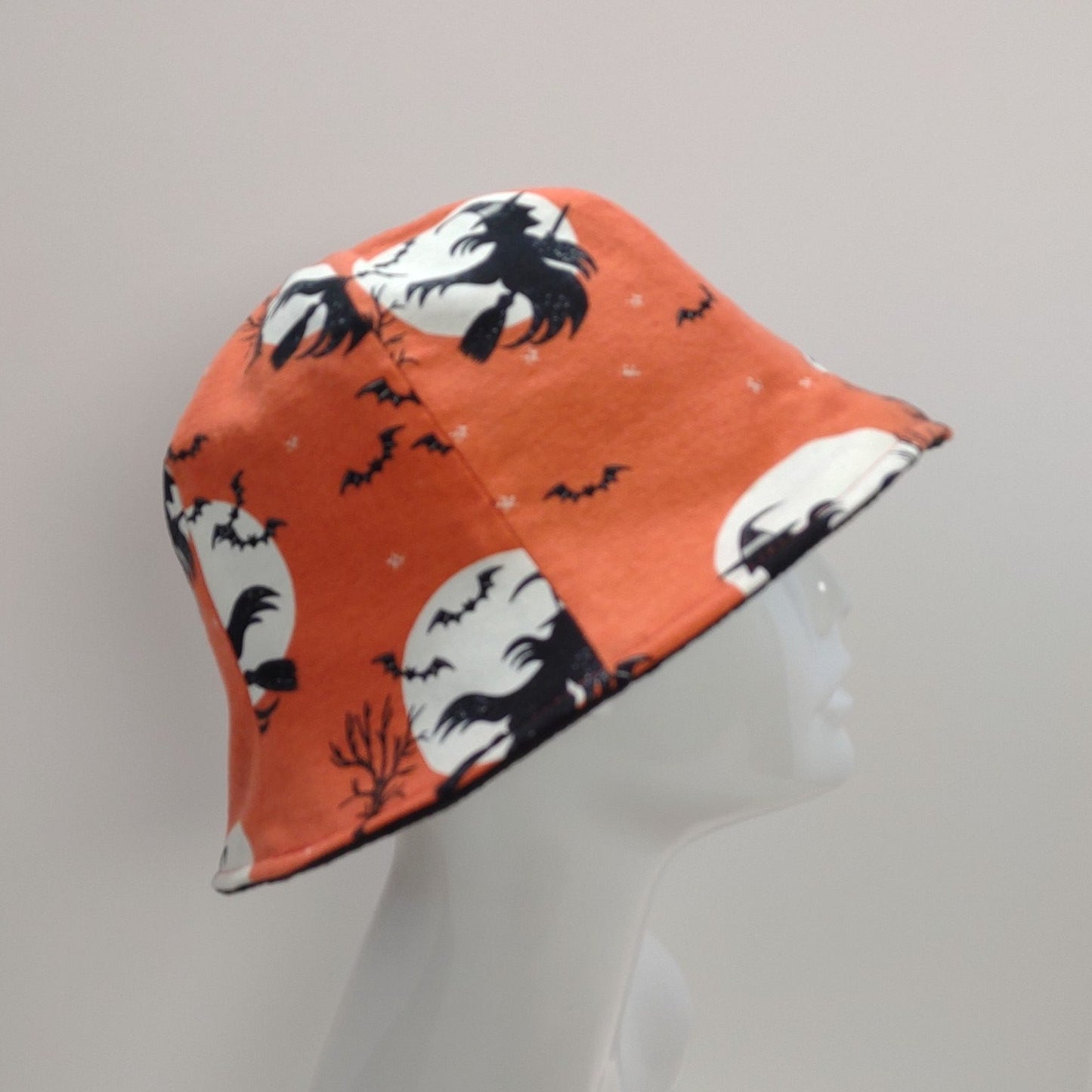 Reversible Glow In The Dark Witch Hat