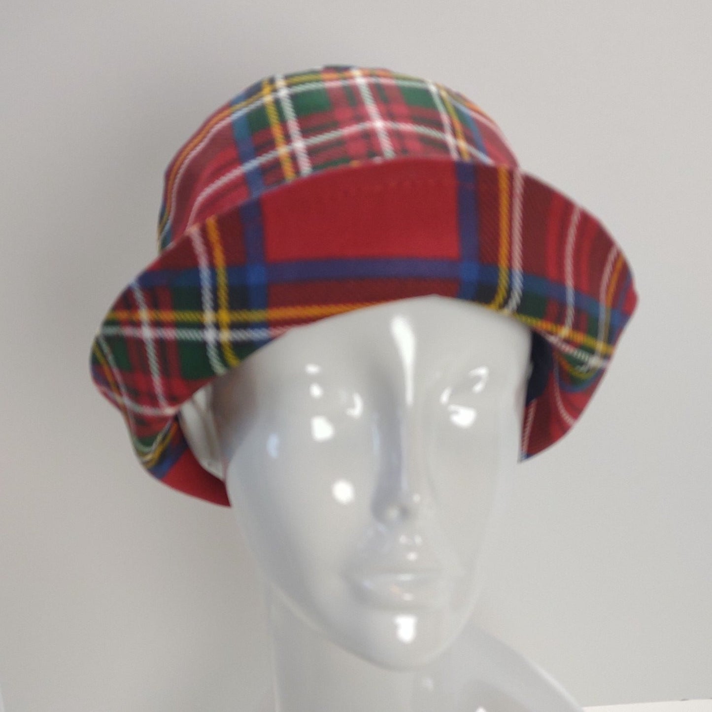 Red Tartan Cuffed Hat