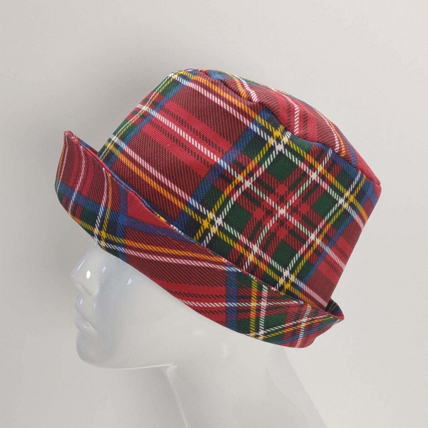 Red Tartan Cuffed Hat