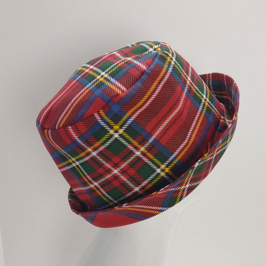 Red Tartan Cuffed Hat