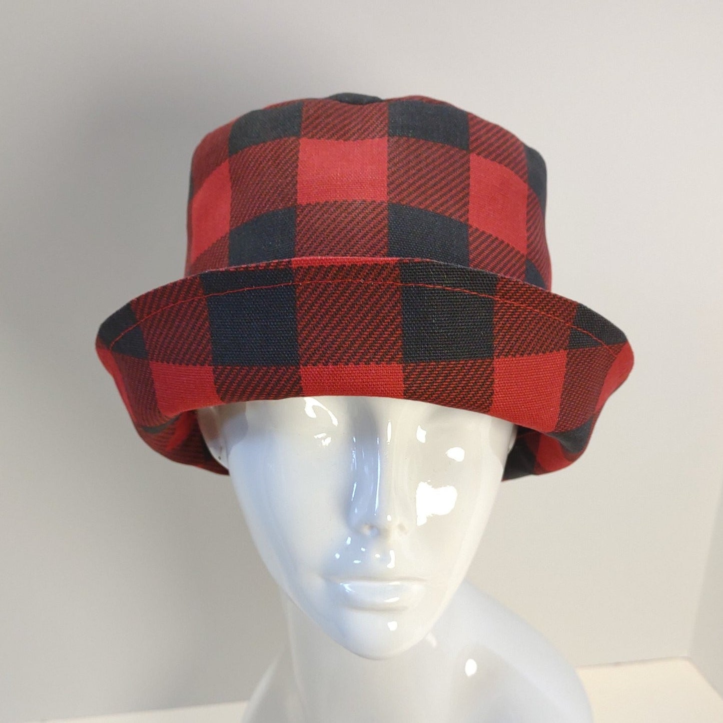 Buffalo Check Cuffed Hat