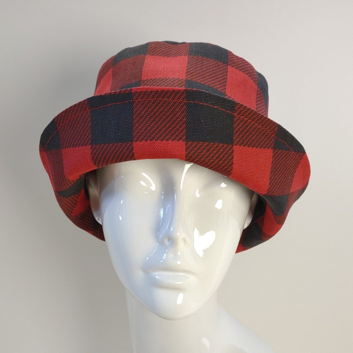 Buffalo Check Cuffed Hat