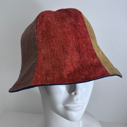 Carousel of Fall Color Hat | Reversible