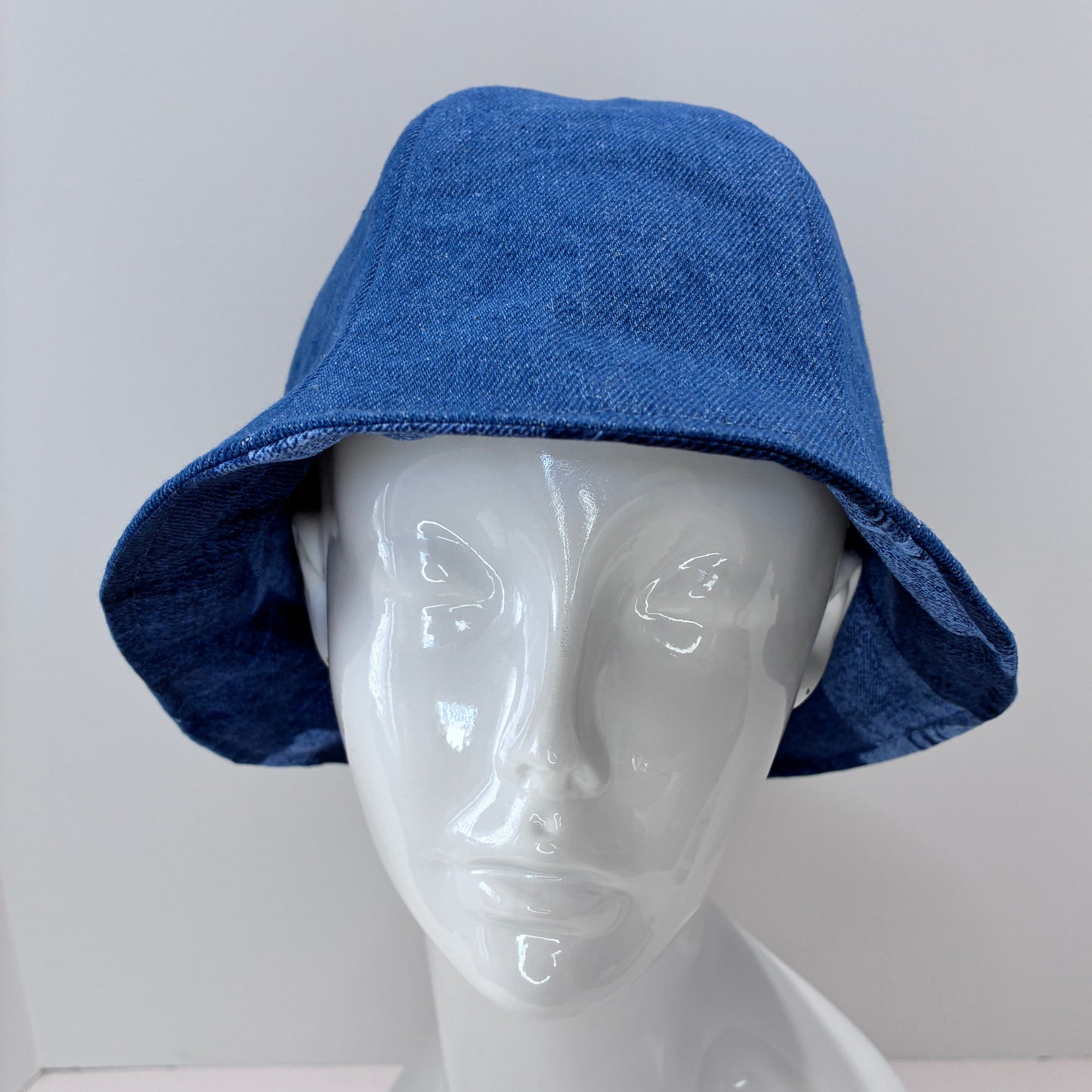Denim Patchwork Hat | Reversible