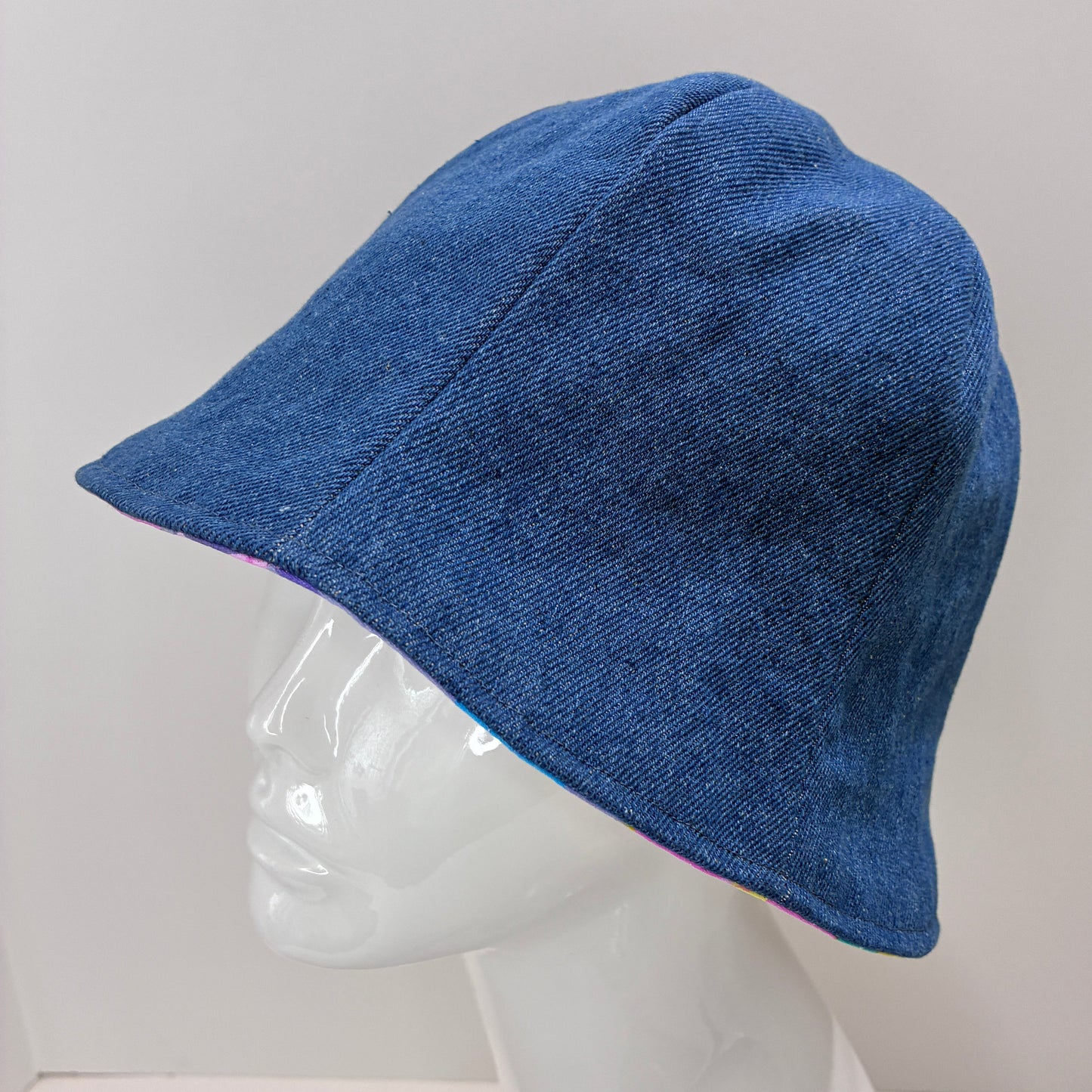 Denim Easter Eggs Hat | Reversible