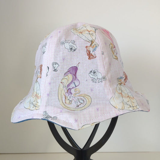 Denim Pink Princess Hat | Child 1 1/2 to 3 Yrs