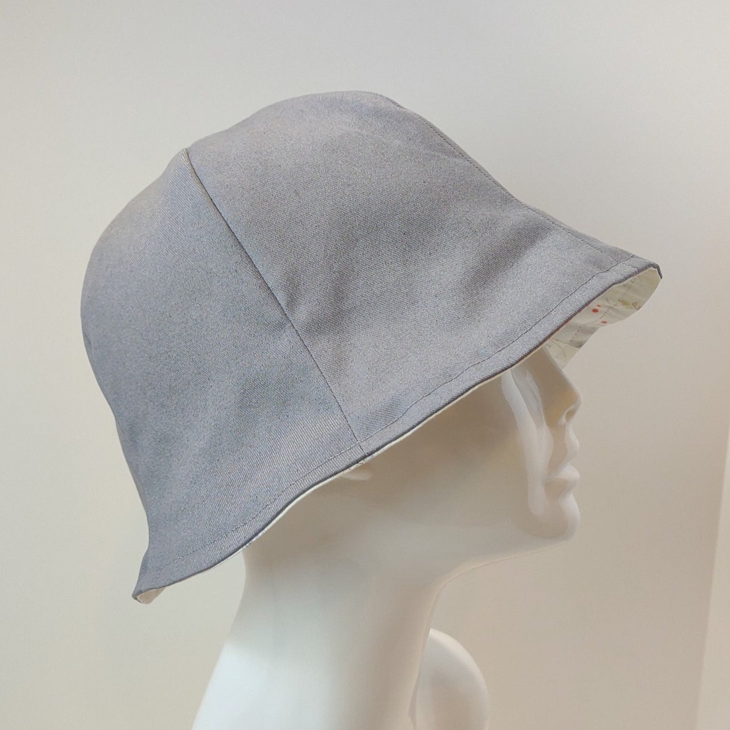 Grey Paris Hat | Reversible