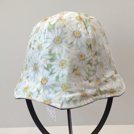 Dark Denim Daisies Baby Hat | 0-1 yr