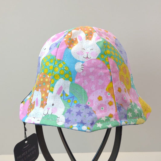 Denim Easter Bunny Baby Hat | 0-1 Yr