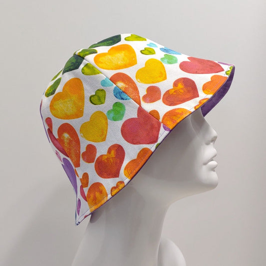 Pride Hearts Hat | Reversible