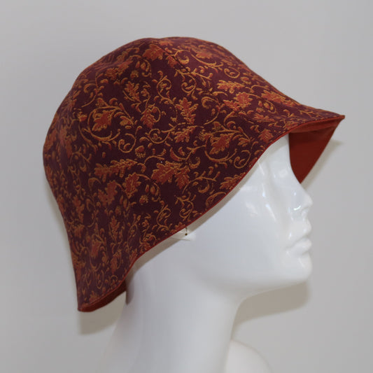 Gold Leaves Hat | Reversible