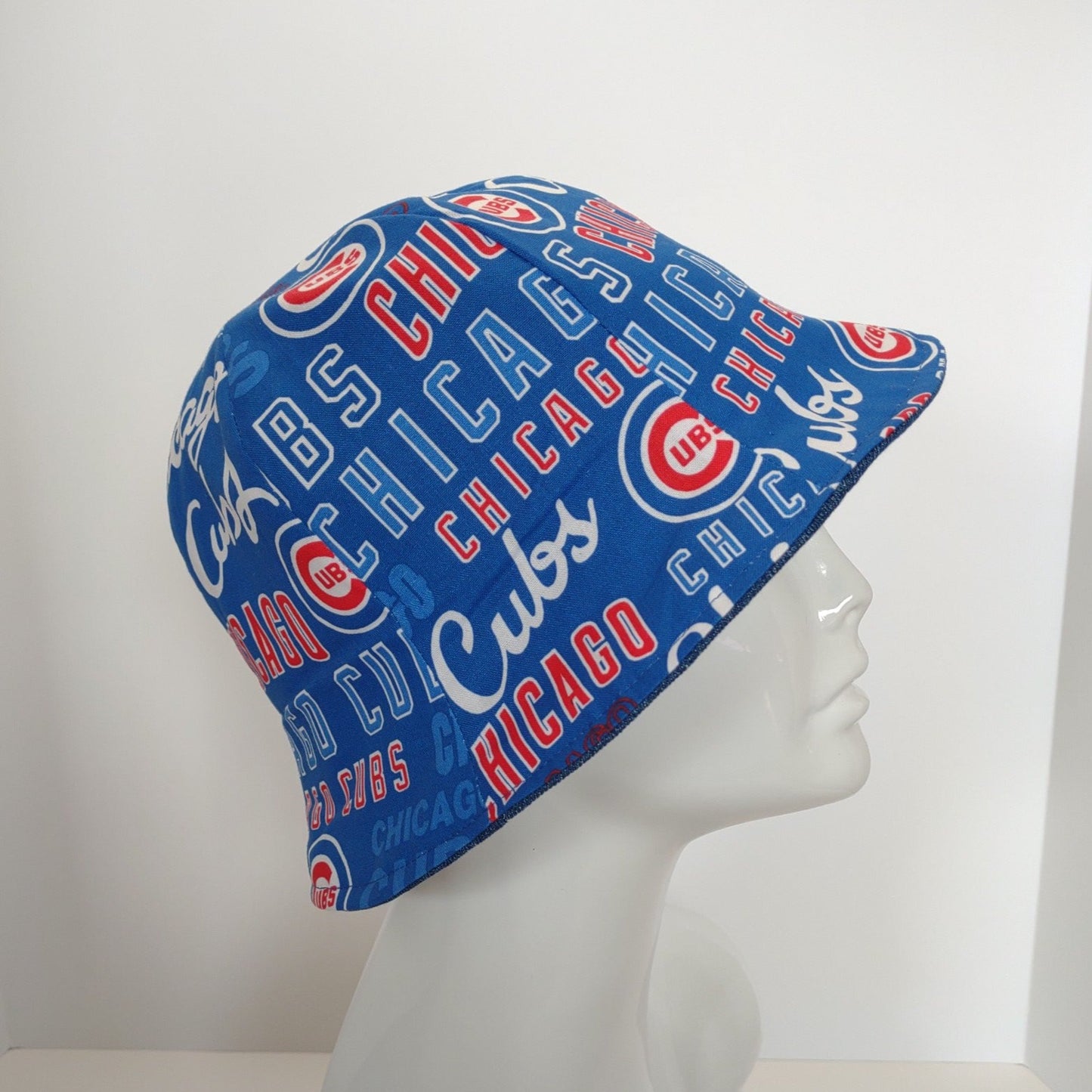 Reversible Chicago Cubs Denim Tulip Hat