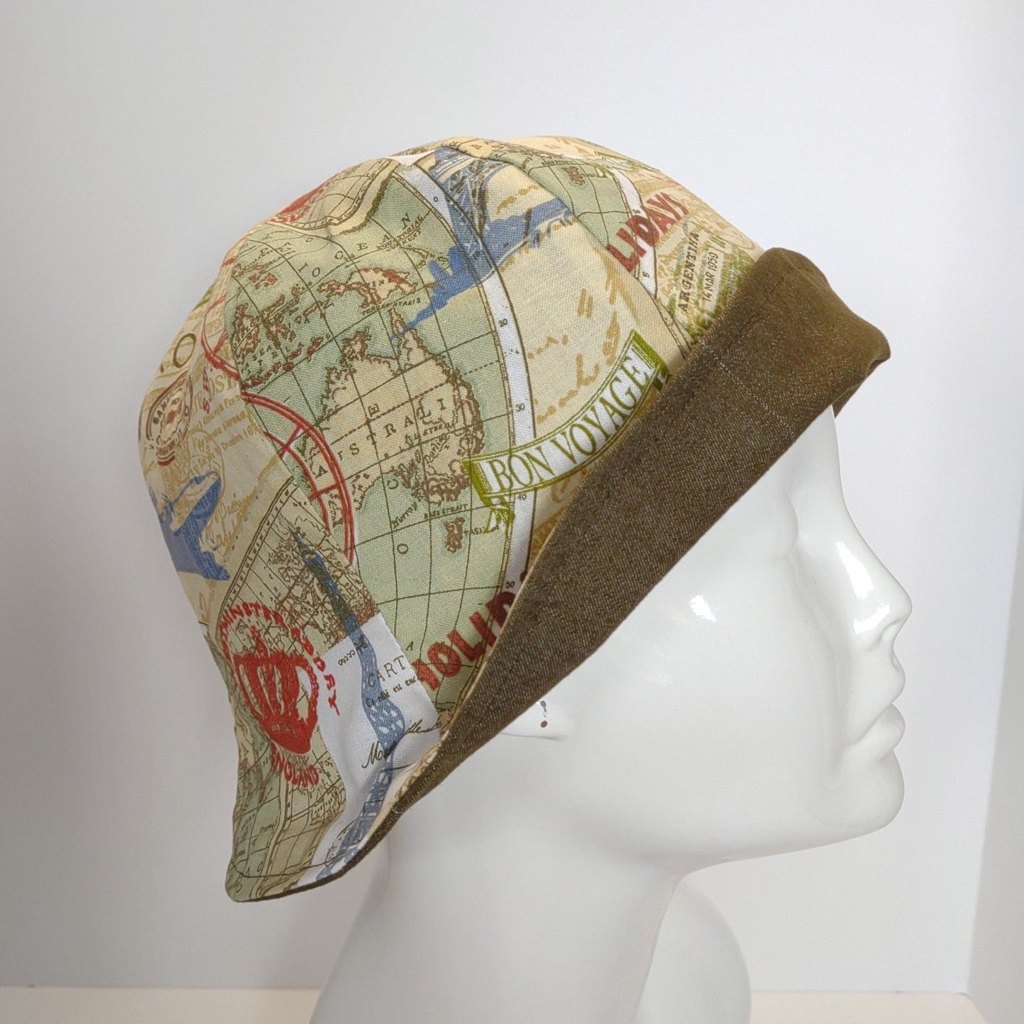 Around The World Tulip Hat | Reversible