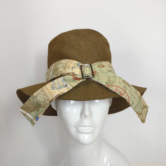 World Map Hat